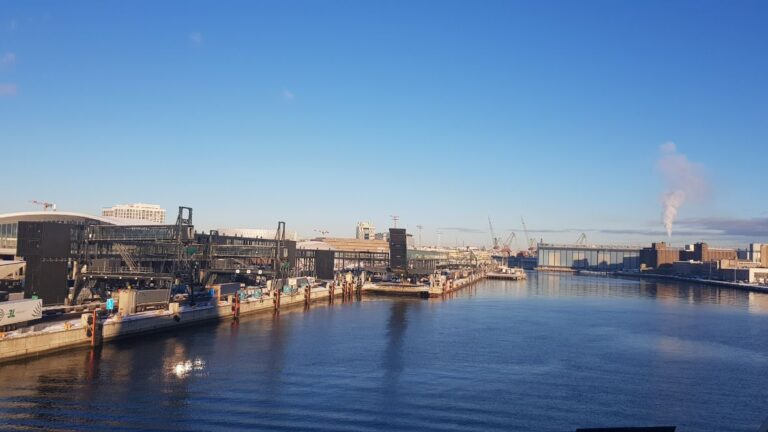 The Helsinki harbour. Finland is the happiest country on earth