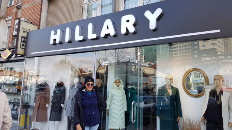 The Hillary store right next to Bill Clinton Statue. Kosovo the youngest country in Europe