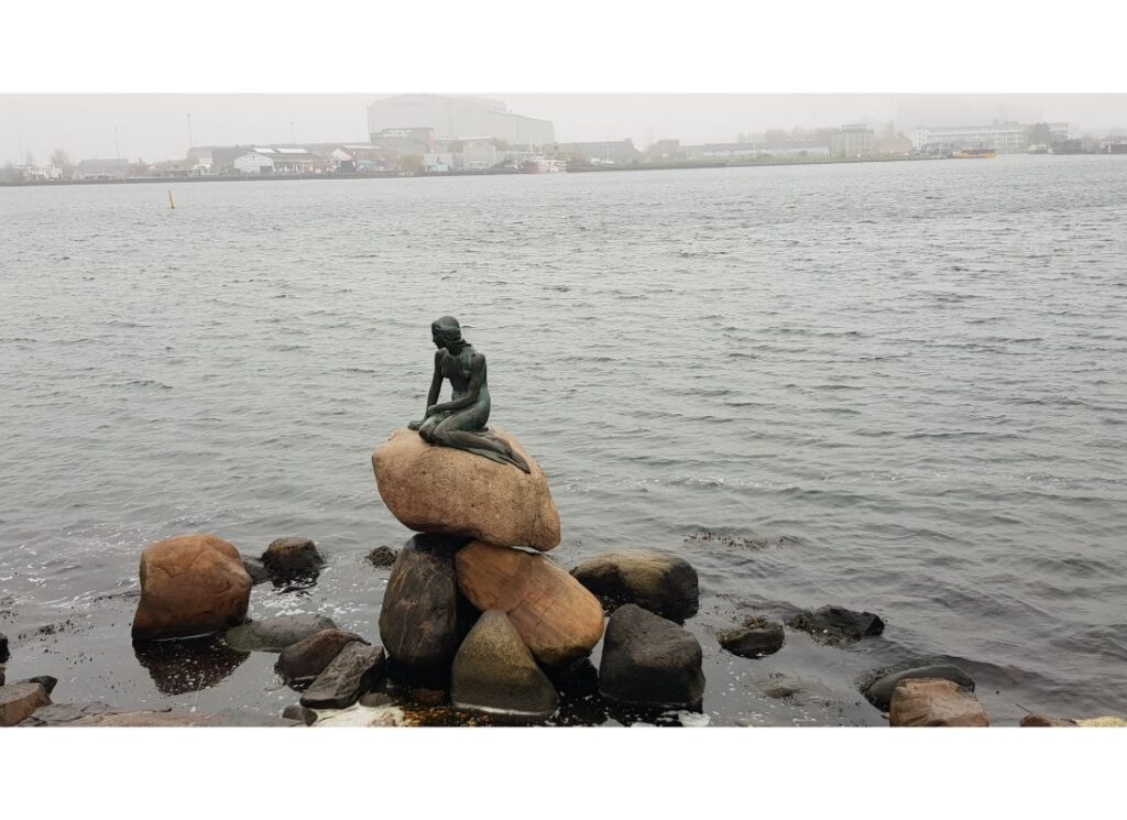 Denmark the land of the Vikings. The Little Mermaid Statue (a tribute to Hans Christian Andersen)