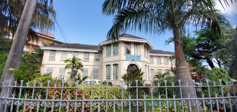 The National Library of Georgetown, Guyana. Guyana, the Land of Many Waters