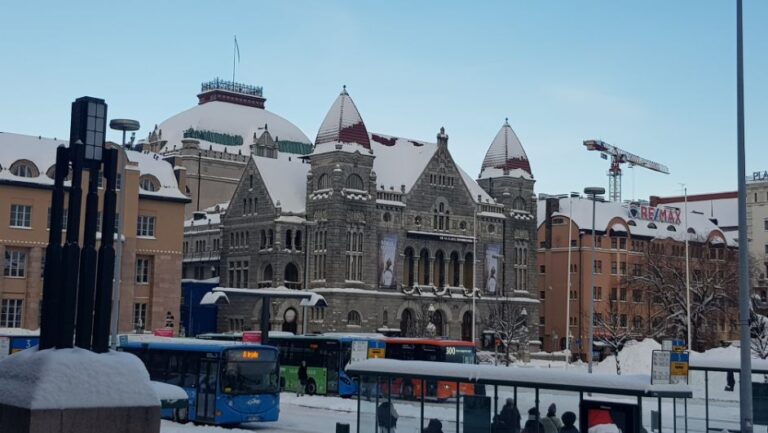 The National Theatre.. Finland is the happiest country on earth