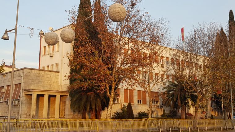 The Parliament of Montenegro. Montenegro. Montenegro the land of the black mountains