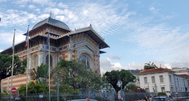 The Schoelcher library. Martinique, the Caribbean Island of Flowers