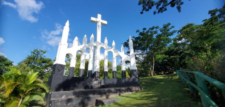 The Shrine at Morne Bruce. Dominica, the Nature Island of the Caribbean.