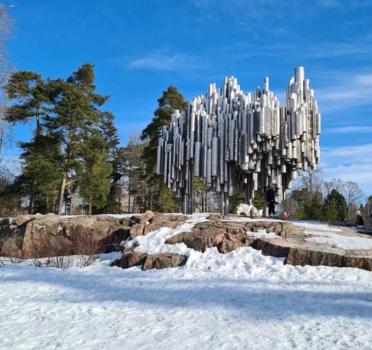 The Sibelius Park. Finland is the happiest country on earth