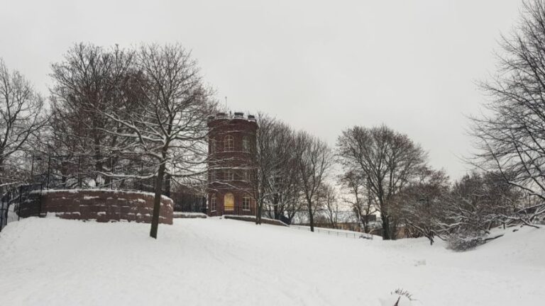 The Sinebrychoff Park and Tower. Finland is the happiest country on earth