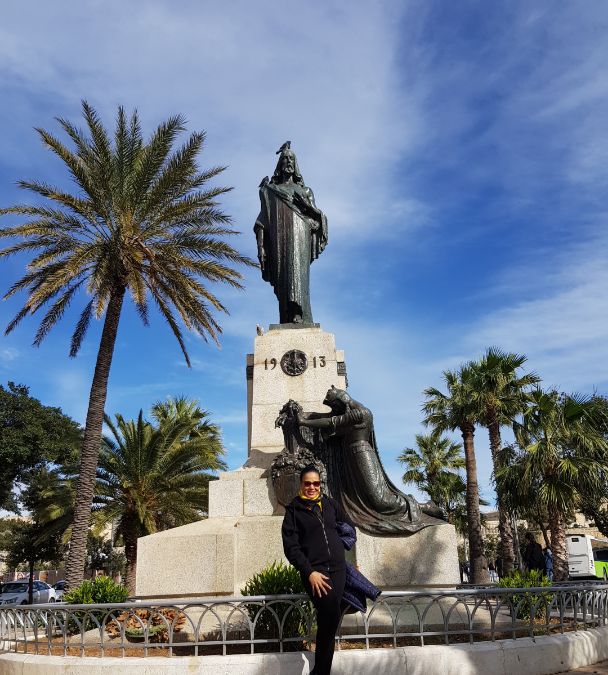 The Statue of Independence at Independence Square - Valletta, Malta. 21 friendliest people and countries to visit