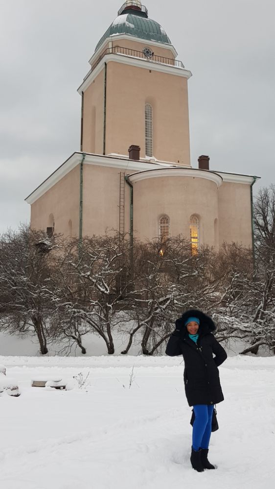 The Suomenlinna Lutheran Chuch. Finland is the happiest country on earth