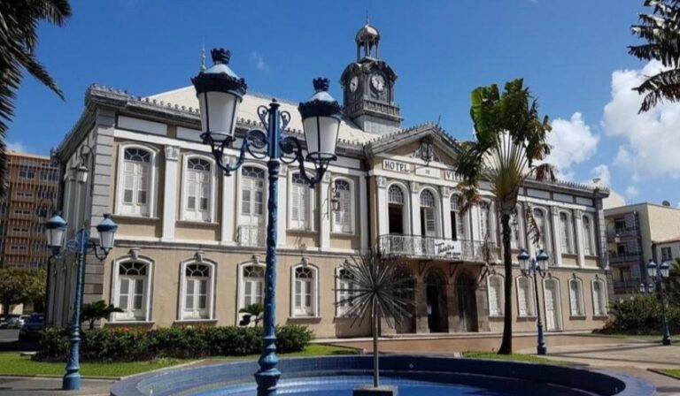 Theatre Aime Cesaire. Martinique, the Caribbean Island of Flowers