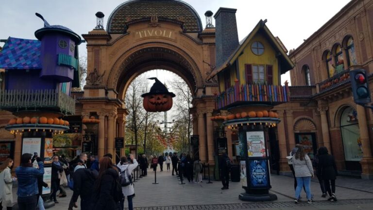 Denmark the land of the Vikings. Tivoli Amusement Park