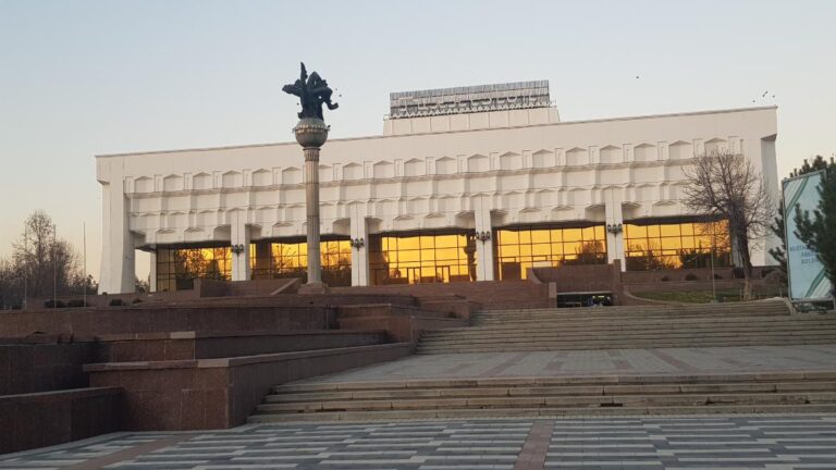 Turkiston Concert Hall, Tashkent. Uzbekistan, the country in the heart of Central Asia