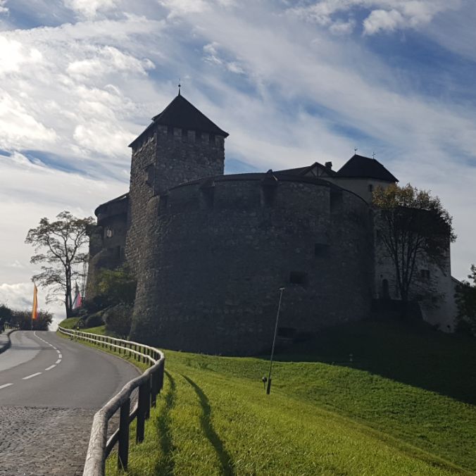 Vaduz castle (Schloss Vaduz) - Liechtenstein. Liechtenstein the least visited country in Europe
