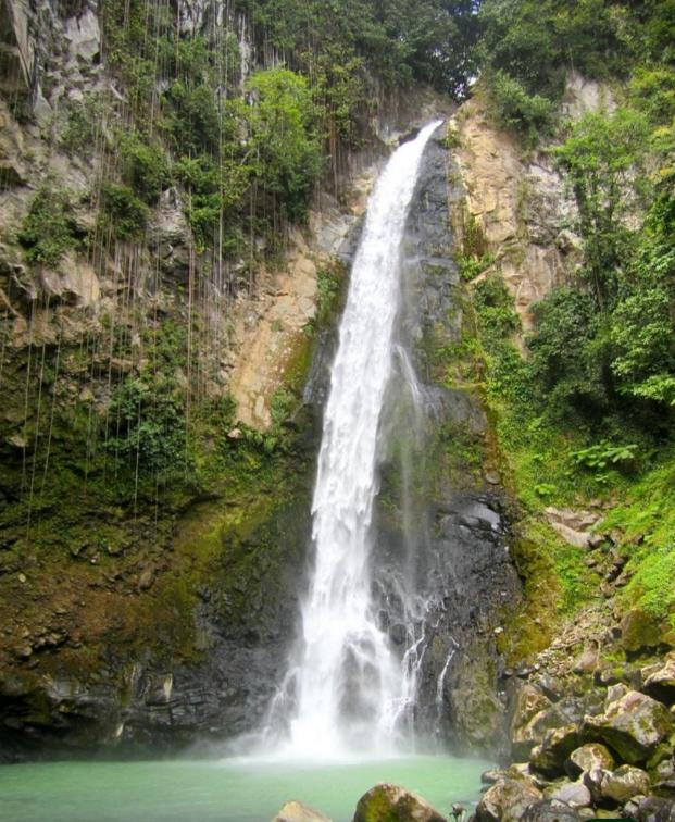 Victoria Falls. Dominica, the Nature Island of the Caribbean.