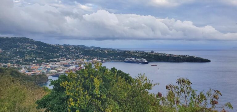 A view of Kingstown and harbour from Fort. Charlotte St. Vincent and the Grenadines the Gem of the Antilles
