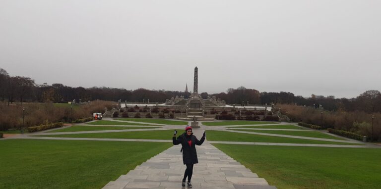 Vigeland Park. Norway is home to the Midnight Sun and Polar Nights