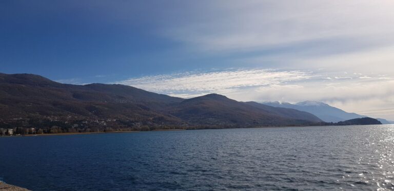 beautiful Lake Ohrid. North Macedonia - the birthplace of Mother Teresa