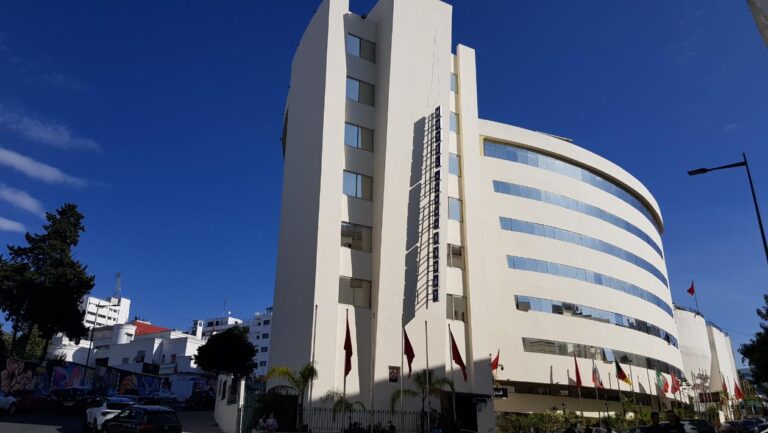 buildings in the city of Rabat . Morocco, the Western Kingdom of Africa