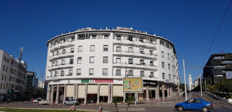 buildings in the city of Rabat . Morocco, the Western Kingdom of Africa