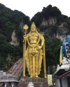 Beautiful Religious Statue at Batu Caves - Kuala Lumpur Malaysia