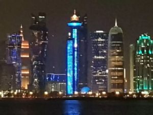 Doha Iconic buildings - Doha Qatar. female solo traveller in Doha Qatar