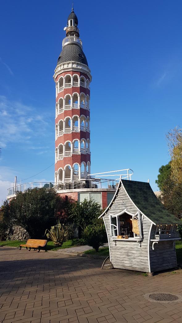 gorgeous buildings on the Batumi boulevard. Georgia, the mystical transcontinental nation