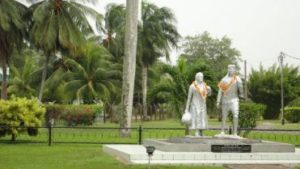 Statues in recognition of Indian heritage - Paramaribo Suriname