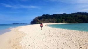 Boracay Beach Philippines. Female solo traveller in Asia