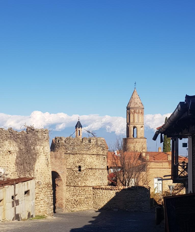 tower in City of Love (Kakheti Region). Georgia, the mystical transcontinental nation